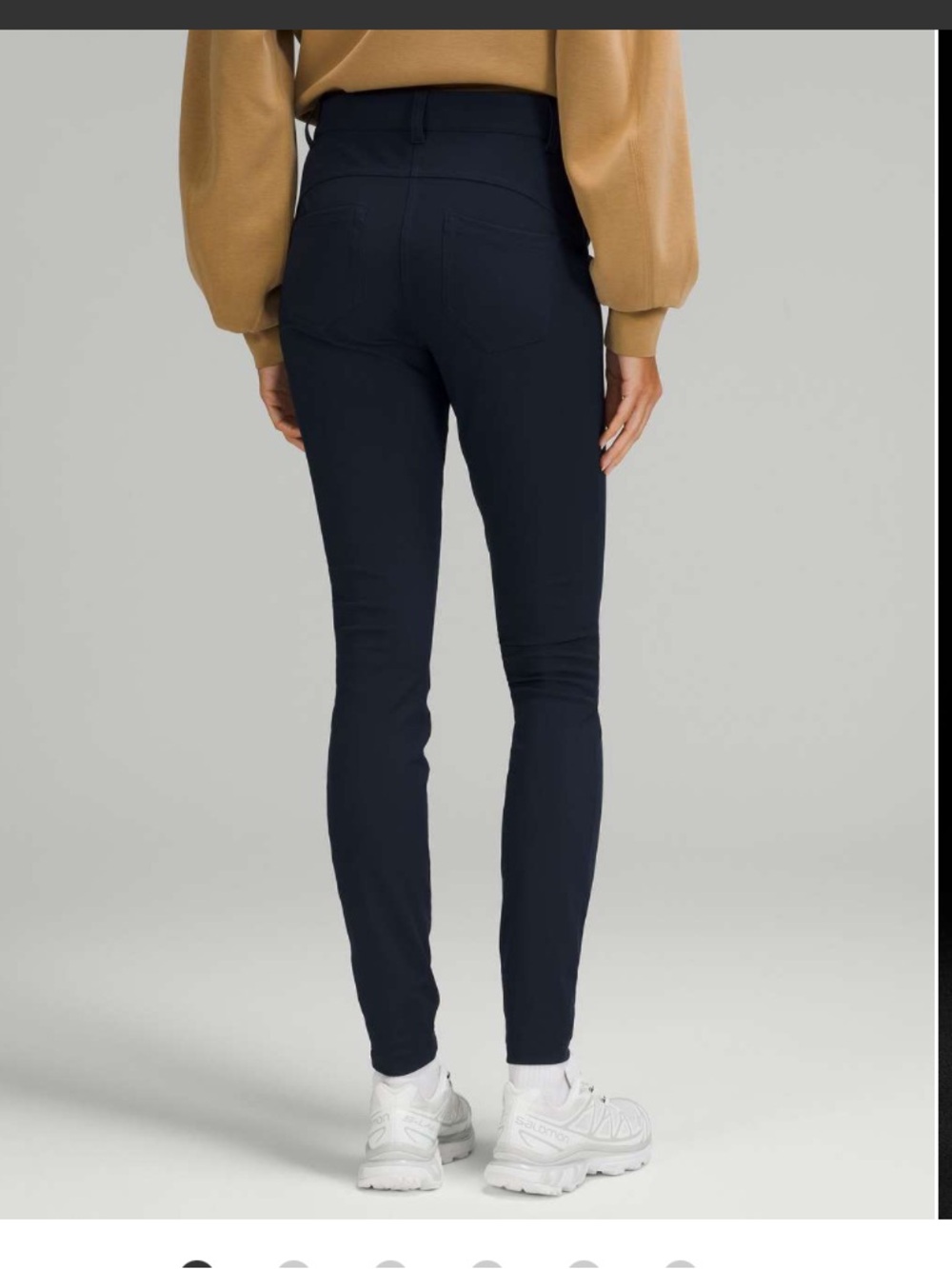 Lululemon city sleek Black Stretch High-Waist Skinny Pants size 2
